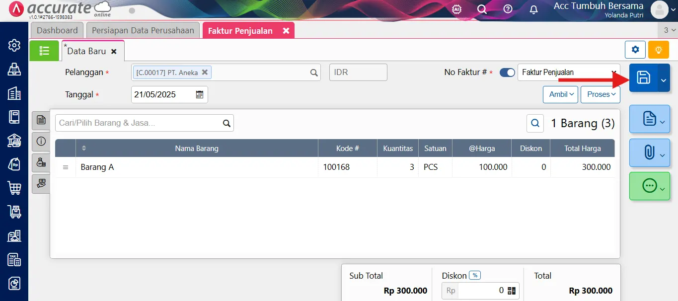 Cara membuat transaksi konsinyasi